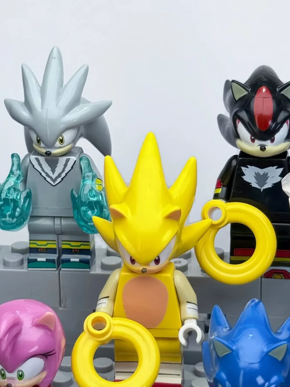 Sonic The Hedgehog Custom Minifigures Lot of 8